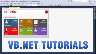 VBNET Tutorials  Create CustomProfessional UI in WinForms app [upl. by Mellicent]