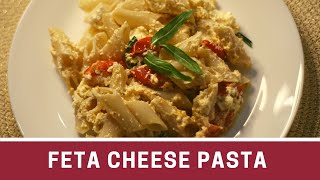 Feta Cheese Pasta With Cherry Tomatoes  باستا جبن الفيتا اللي دايما هتعملوها [upl. by Lesser]