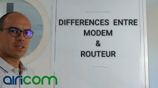 Différences entre un modem et un routeur [upl. by Ecirpak910]