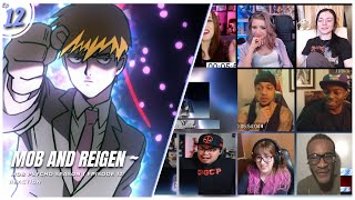 Mob Psycho 100 モブサイコ100 Season 1 Episode 12 Reaction Mashup  L4A [upl. by Sharleen]