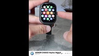 HONOR CHOICE Haylou Watch review new brand honorwatch smartwatch unboxing review viral watch [upl. by Notgnimer]