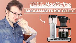 MOCCAMASTER KBG 741 SELECT  Cafetière filtre avec broyeur  Le Test MaxiCoffee [upl. by Broderick]