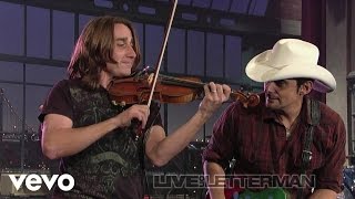 Brad Paisley  Time Warp Live on Letterman [upl. by Bainbrudge261]