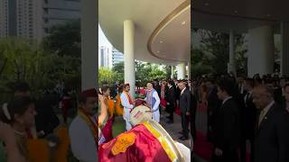 Dance and Dhol beats welcome PM Modi in Singapore  shorts [upl. by Mojgan288]