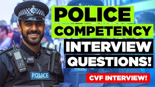 POLICE COMPETENCYBASED INTERVIEW QUESTIONS Police Officer Interview Questions amp Answers [upl. by Richella82]