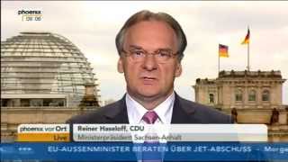 25062012  Tagesgespräch mit Reiner Haseloff [upl. by Masry]