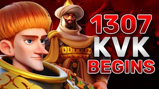 1307 vs 1093 KvK Begins  Rise of Kingdoms [upl. by Bocyaj]