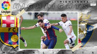 Barcelona 4  0 Osasuna  HIGHLIGHTS amp GOALS  11292020 [upl. by Jaan77]