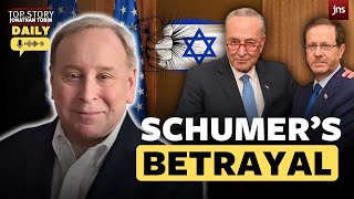 Top Story Daily Schumer provides cover for Biden’s smears of Israel [upl. by Anirac110]