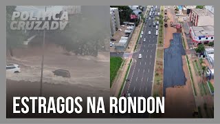 Prefeitura deve gastar 300 mil reais na recuperação dos danos causados pela chuva em Uberlândia [upl. by Hoi856]