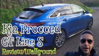 Kia Proceed GT Line S ReviewNew Kia ProceedKia Proceed WalkroundNew CarsKiaEstateShootingbrake [upl. by Fronniah6]