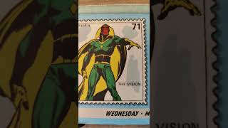 Marvel Value Stamp Calendar featuring The Vision for May 22nd [upl. by Hamrnand]