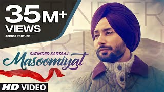 Satinder Sartaaj Masoomiyat Full Song  Beat Minister  Latest Punjabi Songs 2017  TSeries [upl. by Nahtanoy]