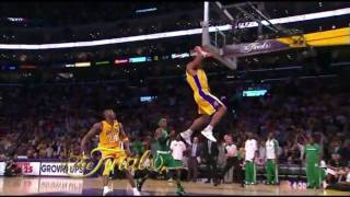 Shannon Brown Dunks Game 6 Finals 2010 [upl. by Etnovahs]