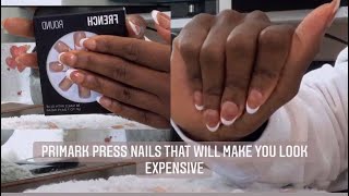 Primark press nails that will make you look expensive 🤍 [upl. by Dirfliw]