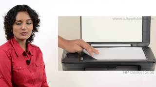 HP Deskjet 2050  Scanning a Document  Preview [upl. by Luciano]