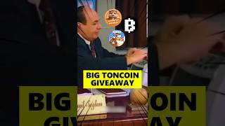 🚨 BIG Toncoin Giveaway 💰 Win FREE TON Crypto NOW 🚀 [upl. by Darrej]