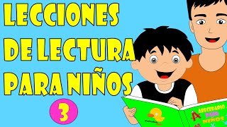 Lecciones de Lectura para niños  Método para enseñar a leer a niños  Lectura infantil 3 [upl. by Eimareg269]