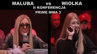 MALUBA vs WIOLA KOTELECKA PRIME MMA 3 II KONFERENCJA [upl. by Hcirteid]