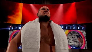 WWE 2K24 Samoa Joe Entrance Creator IconicCaws [upl. by Yrac]