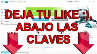 clave eset nod 32 antivirus 26112021 [upl. by Earlene949]