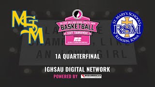 2024 IGHSAU State Basketball 1A Quarterfinal MartensdaleSt Marys vs Remsen St Mary’s [upl. by Caassi]