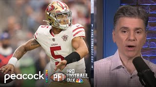 Trey Lance turns to Patrick Mahomes to prep for QB competition  Pro Football Talk  NFL on NBC [upl. by Lundberg117]