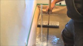 Concrete Floor Leveling How to Keep Your New Painted Walls Clean Mryoucandoityourself [upl. by Eityak]