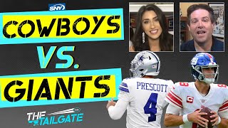 Top NFL grudges Cowboys vs Giants and which NY team will get a win first  The Tailgate  SNY [upl. by Ziladnerb]