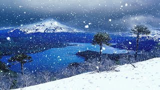 Sleep Music with Snow Falling Peacefully at Night [upl. by Ailyn]