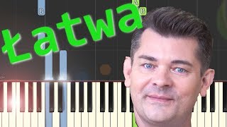 🎹 Przez Twe Oczy Zielone Akcent  Piano Tutorial łatwa wersja 🎵 NUTY W OPISIE 🎼 [upl. by Silva]