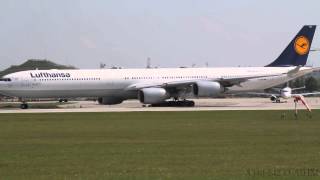 Lufthansa Airbus A340600 Compilation [upl. by Avram]