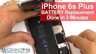 iPhone 6S Plus Battery Replacement Shown in 3 Minutes [upl. by Ahsyia]