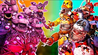 SFM FNaF Demented vs Toxic Animatronics [upl. by Krasner750]