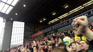 MUFC FANS  BLACKBURN AWAY FEELING FINE SONG [upl. by Acirdna]