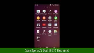 Sony Xperia Z5 Dual E6633 Hard reset [upl. by Colp]