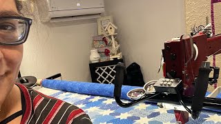 Longarming quilting challenge 300am [upl. by Yssirhc857]