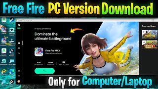 FREE FIRE GOOGLE PLAY GAMES BETA DOWNLOAD  How to Download Free Fire PC version in google playgame [upl. by Rentsch669]