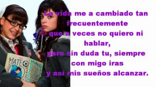 Atrevete A SoÃ±ar  Danna Paola amp Violeta Isfel  Lyrics [upl. by Kcirdnekal]