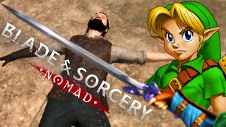 I BECAME LINK IN BLADE amp SORCERY NOMAD  Completing Blade amp Sorcery Nomad Dungeon with Link Mods [upl. by Kurland]