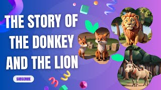 The story of the donkey and the lion  New Story  Hello Cartoon  2023  English [upl. by Vonnie]