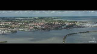 ENKHUIZEN  FOUR DIFFERENT DRONE HYPERLAPSE SHOTS [upl. by Aset]