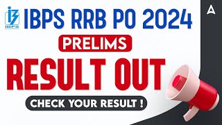 IBPS RRB PO Result 2024 Out  How to Check IBPS RRB PO Prelims Result 2024  Full Details [upl. by Utimer]