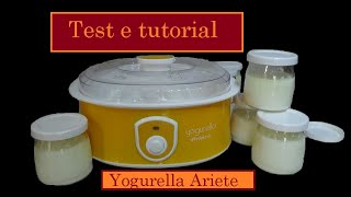 Yogurella Ariete test e tutorial yogurt home made yogur casero Videodiary [upl. by Steffie70]