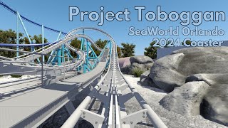 Penguin Trek  SeaWorld Orlando 2024 BampM Family Launched Roller Coaster POV [upl. by Etnud]