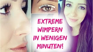 DAUERWELLE für die WIMPERN 😧 Der LIVETEST  Diie Jule [upl. by Yetty]