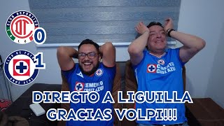 GRACIAS VOLPI  Toluca 01 Cruz Azul  J17 CL24  reaccion [upl. by Urbanus873]