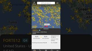 I found an RQ4 Global Hawk aircraft usairforce plane flightradar24 [upl. by Anaitat965]