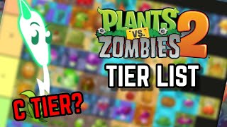 Plants vs Zombies 2 PLANT TIER LIST 2023 [upl. by Onileva]