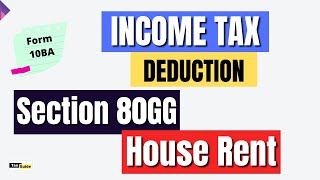 Section 80GG of Income Tax Act in Hindi AY 202324  House Rent deduction in Income Tax Section 80GG [upl. by Akital]